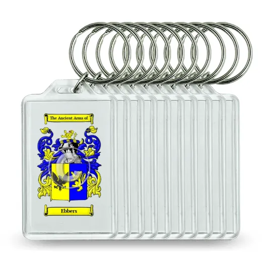 Ebbers Set of 10 Keychains