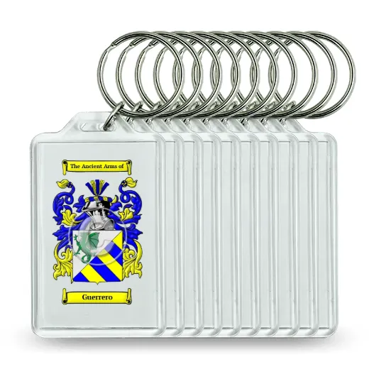 Guerrero Set of 10 Keychains