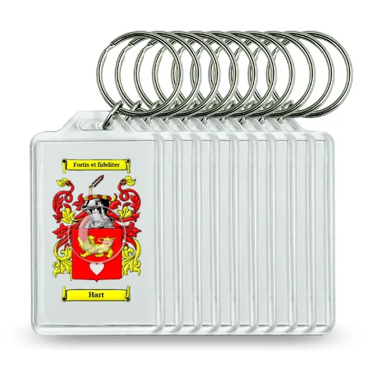 Hart Set of 10 Keychains