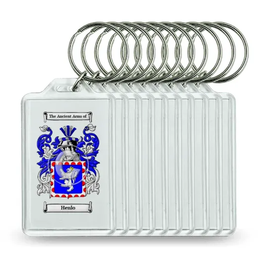 Henlo Set of 10 Keychains