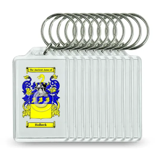 Holbeck Set of 10 Keychains