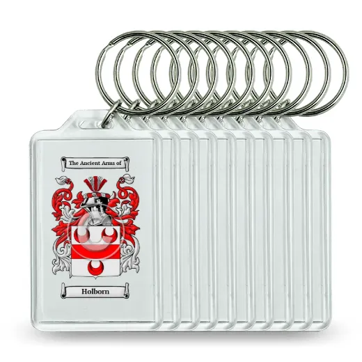 Holborn Set of 10 Keychains