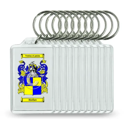 Hother Set of 10 Keychains