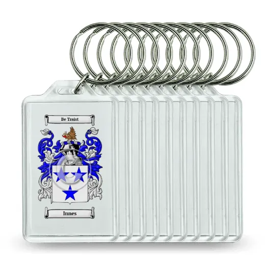 Innes Set of 10 Keychains