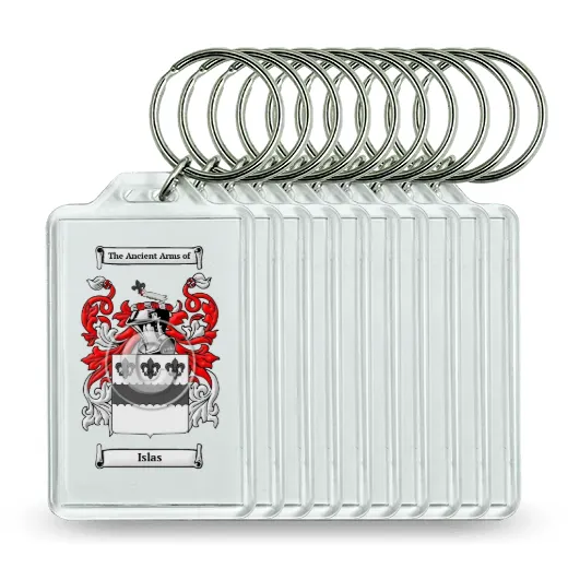 Islas Set of 10 Keychains