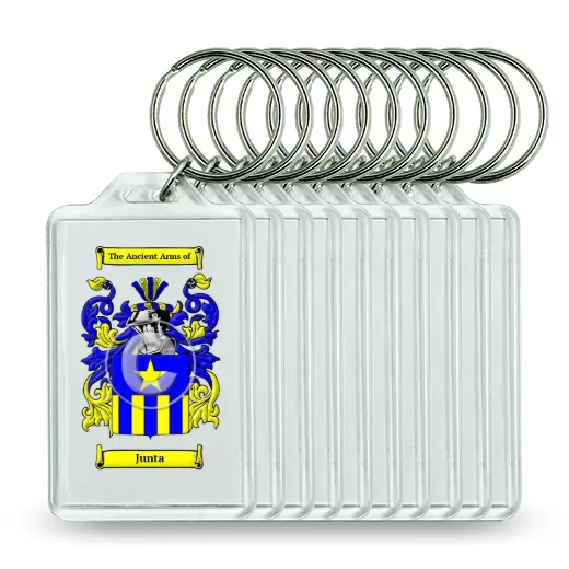 Junta Set of 10 Keychains