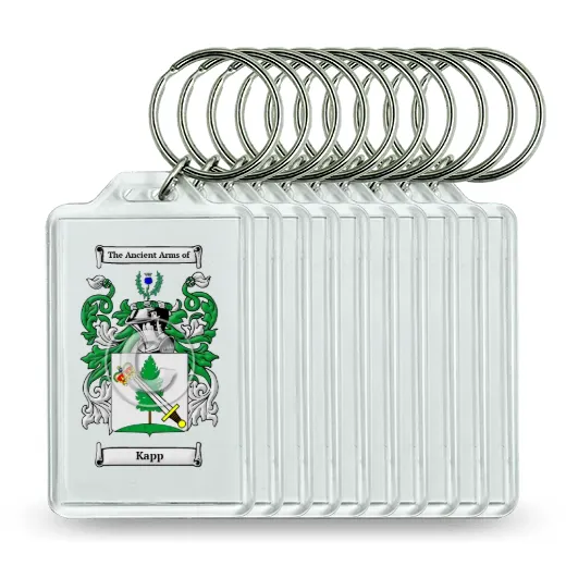 Kapp Set of 10 Keychains