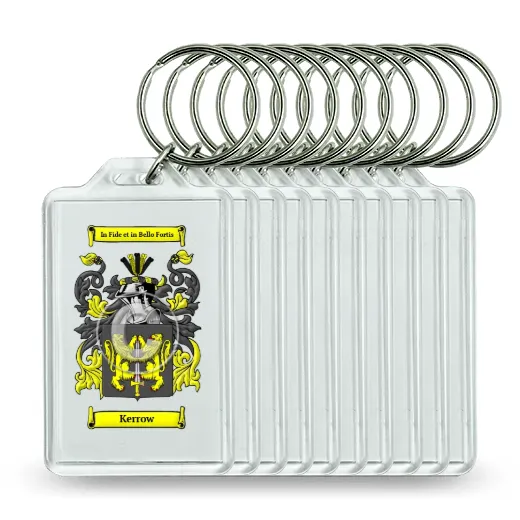 Kerrow Set of 10 Keychains