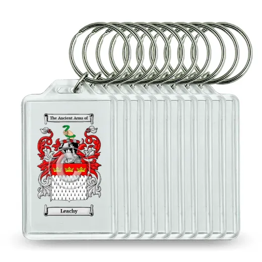 Leachy Set of 10 Keychains