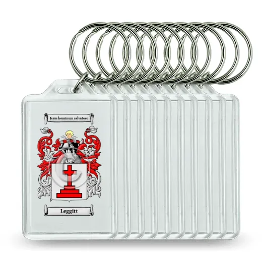 Leggitt Set of 10 Keychains