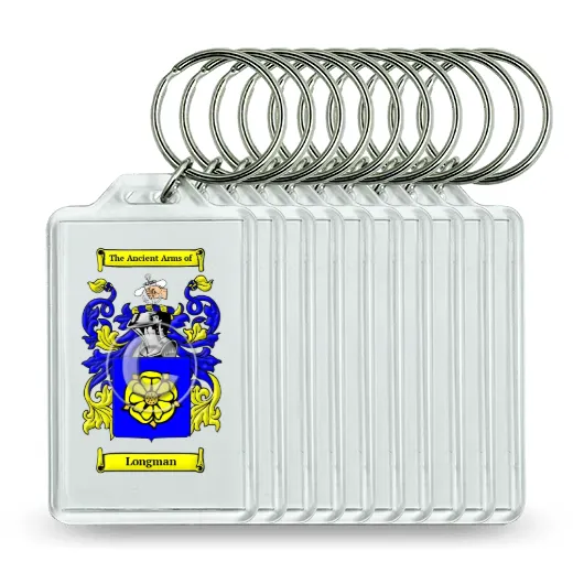 Longman Set of 10 Keychains