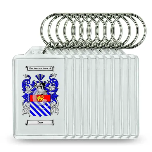 Loo Set of 10 Keychains