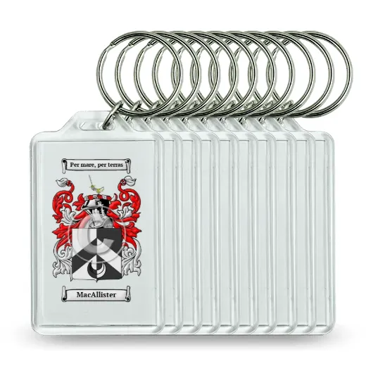 MacAllister Set of 10 Keychains