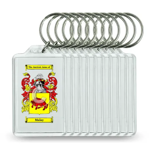 Malay Set of 10 Keychains