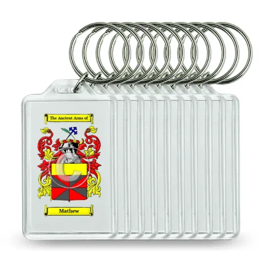 Mathew Set of 10 Keychains