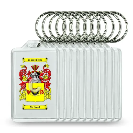 McCand Set of 10 Keychains