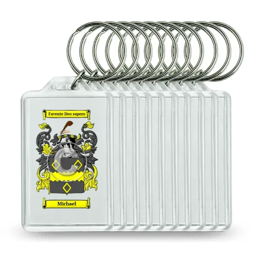 Michael Set of 10 Keychains