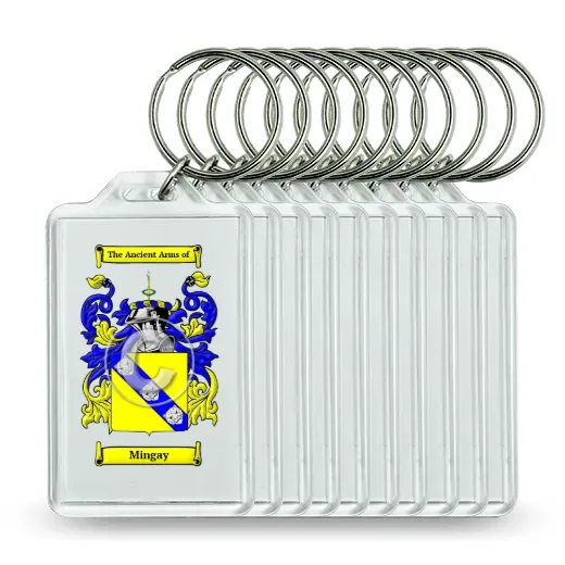 Mingay Set of 10 Keychains