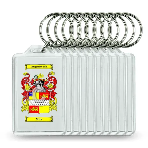 Mira Set of 10 Keychains