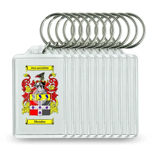 Munday Set of 10 Keychains