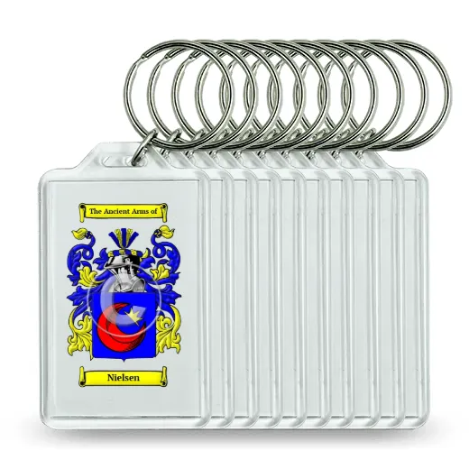 Nielsen Set of 10 Keychains