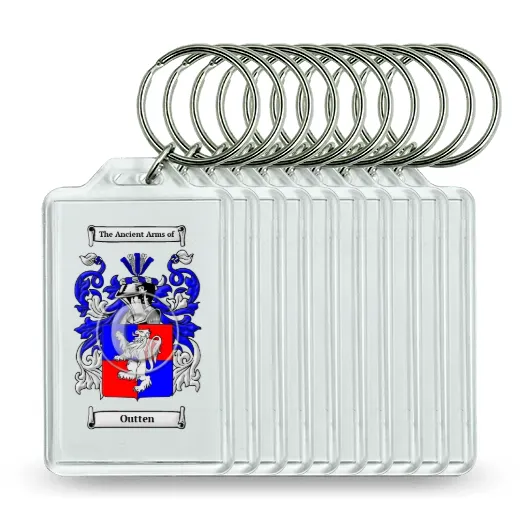 Outten Set of 10 Keychains