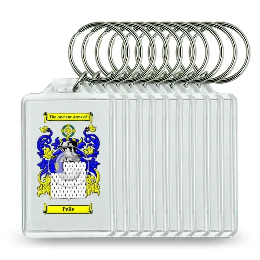 Pelle Set of 10 Keychains