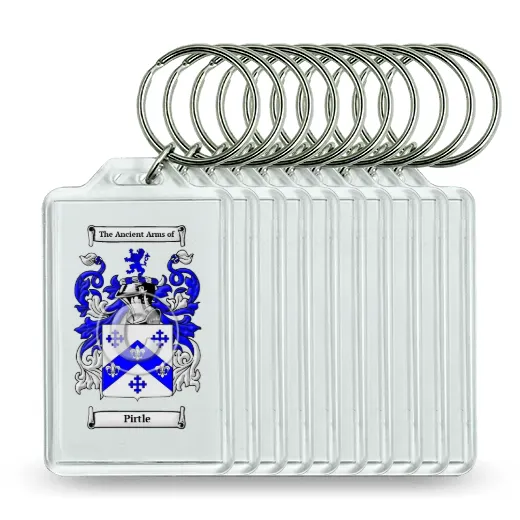 Pirtle Set of 10 Keychains