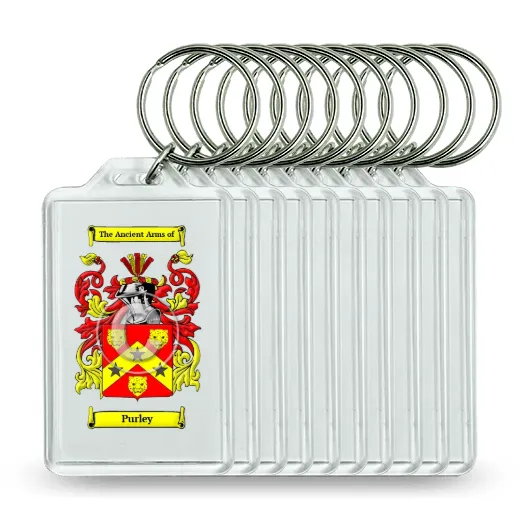 Purley Set of 10 Keychains