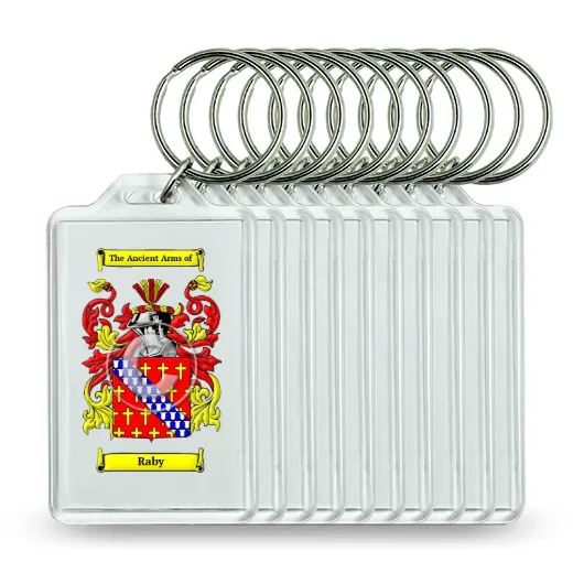 Raby Set of 10 Keychains