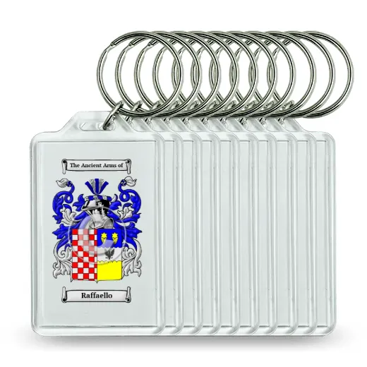 Raffaello Set of 10 Keychains