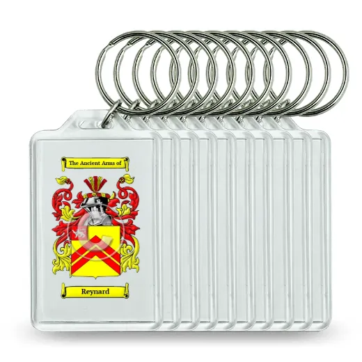 Reynard Set of 10 Keychains