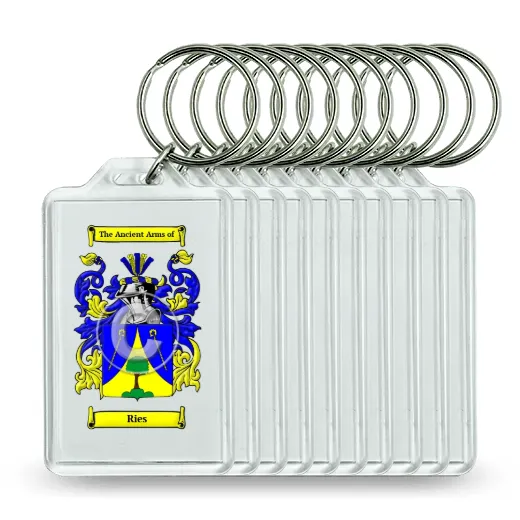 Ries Set of 10 Keychains