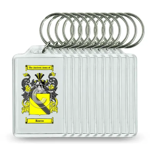 Rocco Set of 10 Keychains