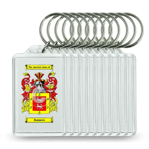 Romero Set of 10 Keychains