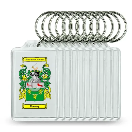 Rooney Set of 10 Keychains