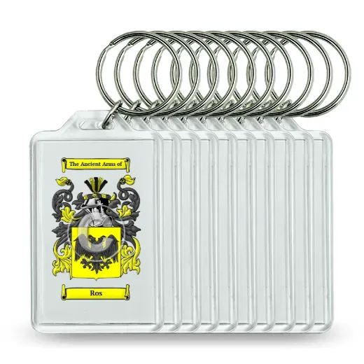 Ros Set of 10 Keychains