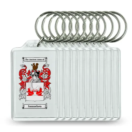 Samuelsen Set of 10 Keychains