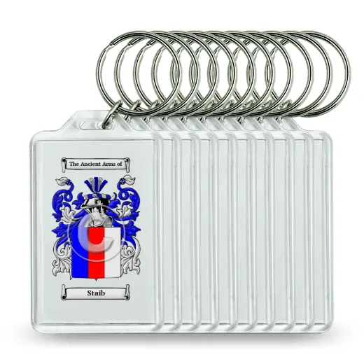 Staib Set of 10 Keychains