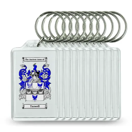 Taswell Set of 10 Keychains