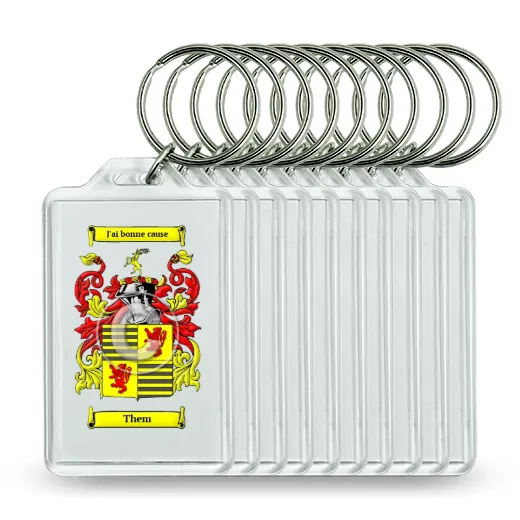 Them Set of 10 Keychains