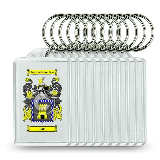 Tori Set of 10 Keychains
