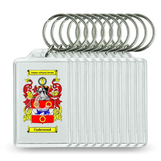 Underwood Set of 10 Keychains