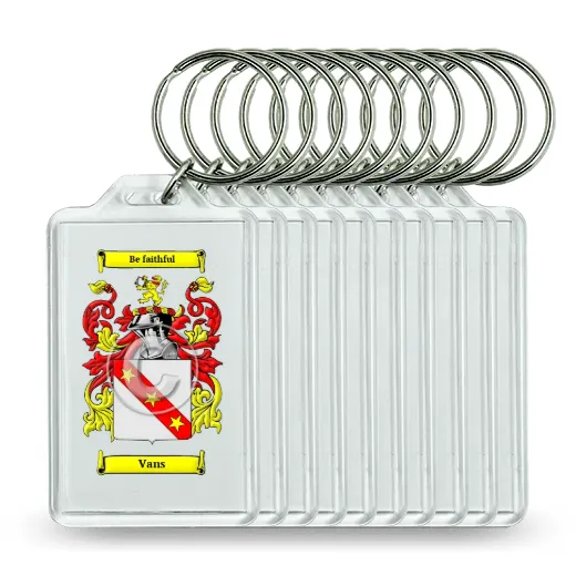 Vans Set of 10 Keychains