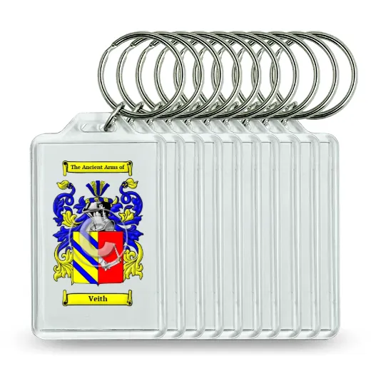 Veith Set of 10 Keychains