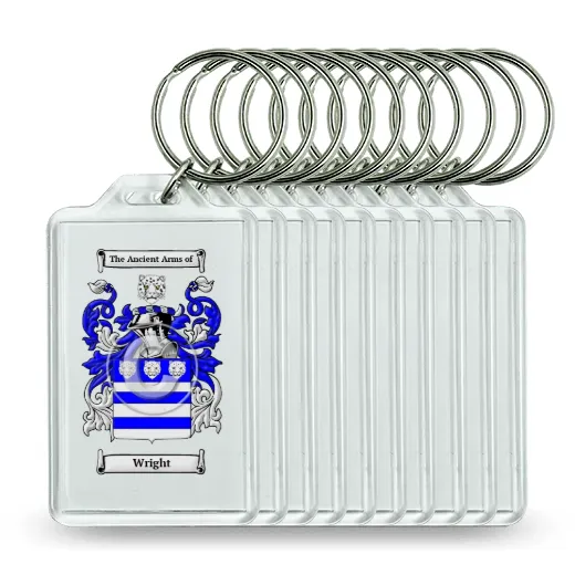 Wright Set of 10 Keychains