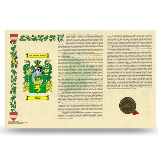 Abad Armorial History Landscape Style