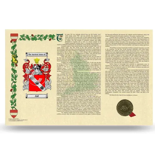 Aid Armorial History Landscape Style