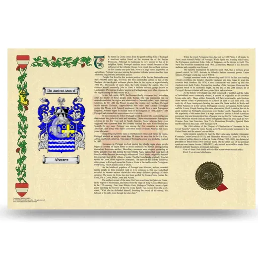 Alvarez Armorial History Landscape Style