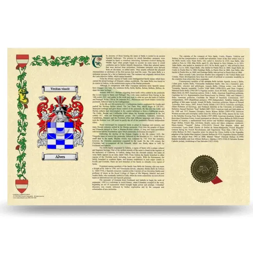 Alves Armorial History Landscape Style